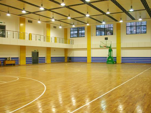 室內籃球場木地板