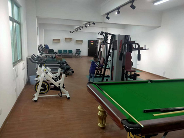 桂東縣漚江鄉(xiāng)政府室內(nèi)健身房